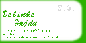 delinke hajdu business card